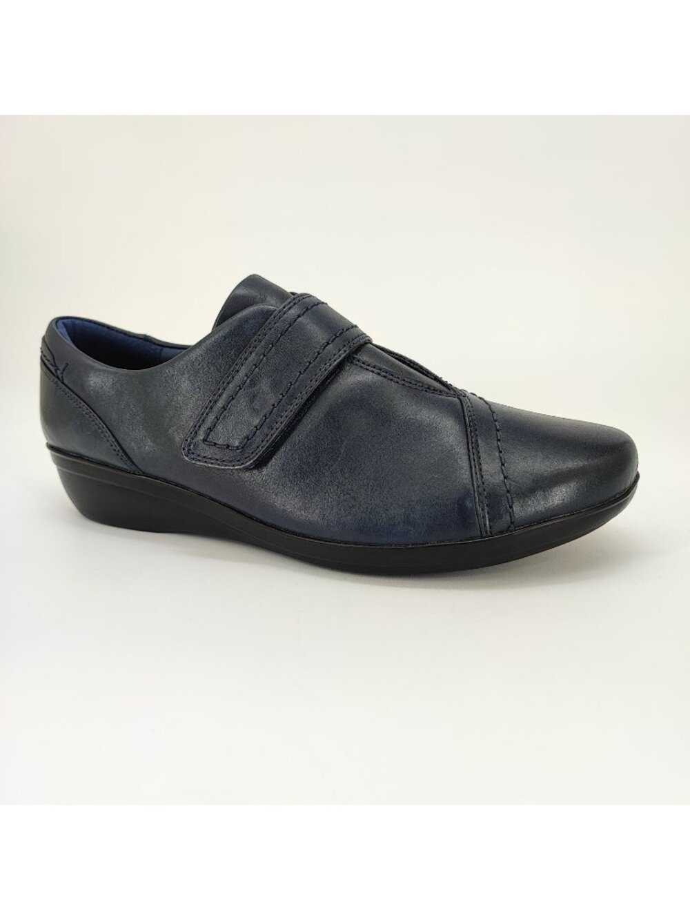 Clarks Everlay Women's Size 8 Loafers Leather Black Monk Strap Shoes 26128301405